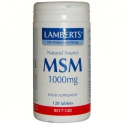 MSM 1000 MG. LAMBERTS. 120 càpsules.