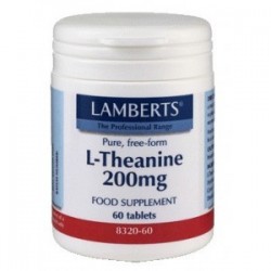 L - TEANINA. 200 mg. LAMBERTS. 60 tabletes.
