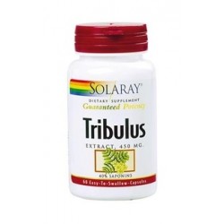 Tríbulus extracto 450 mg. Solaray 60 cápsulas