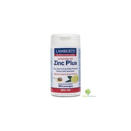 ZINC PLUS LAMBERTS 100 pastilles mastegables.