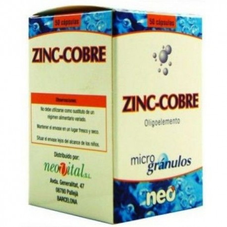 Neo Zinc-Coure Microgrànuls 50 càpsules