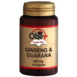 Ginseng & GuaranàObire 400 mg. 90 càpsules