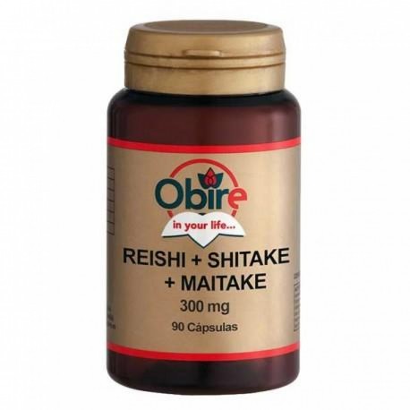 REISHI + SHITAKE + MAITAKE 300 mg 90 cápsulas