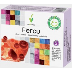 Fercu Ferro + Espinacs + Coure + Vitamines + Aminoàcis Novadiet 60 càpsules