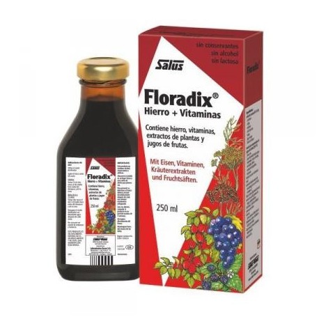 FLORADIX FERRO + VITAMINES SALUS﻿ Xarop de 500 ml.﻿
