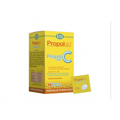 PROPOLAID. PROPOL C. 500 mg. PRÓPOLIS. ESI - TREPAT DIET. 20 pastilles efervescents.