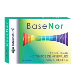 BASENOR INTERNATURE PROBIÓTICS + CITRATS DE MINERALS + ARÍNJOL 60 càpsules