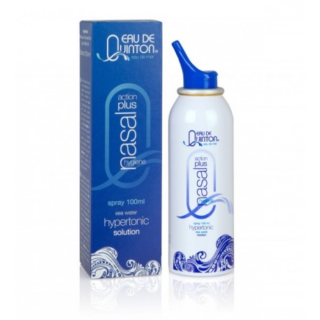 Eau De Quinton Agua De Mar Action Plus Nasal Hygiene  Hypertonic spray de 100 ml.