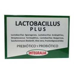 Lactobacillus Plus prebiótic i probiótic Integralia 60 càpsules