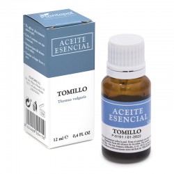 Tomillo Thymus vulgaris Aceite esencial Plantapol 12 ml.