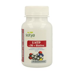 5 HTP Triptófano + B6 + Biotina Sotya 60 cápsulas de 720 mg.