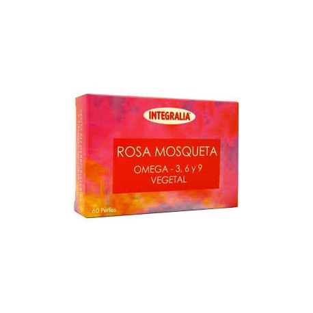 ROSA MOSQUETA OMEGA 3-6-9. INTEGRALIA. 60 perlas de 500 mg. 