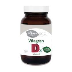 Vitamina D3 Vitagran El Granero Integral 100 cápsulas