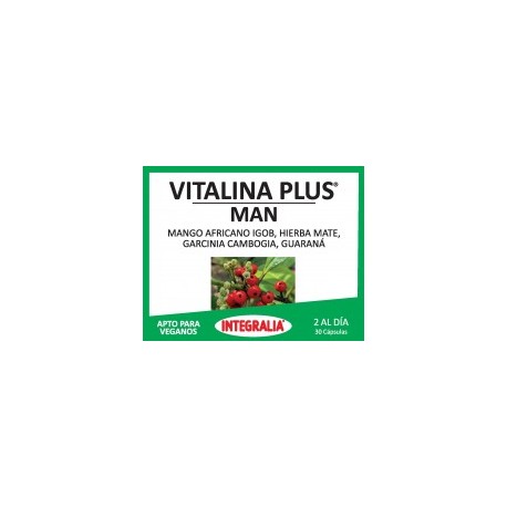 Vitalina Plus Man Apto Para Veganos Integralia 30 cápsulas