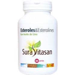 Esteroles & Esterolines con aceite de Lino Sura Vitasan 60 perlas