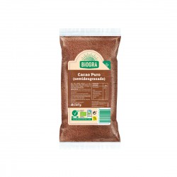 Cacao puro en polvo semidesgrasado Biogrà - Sorribas 250 g.