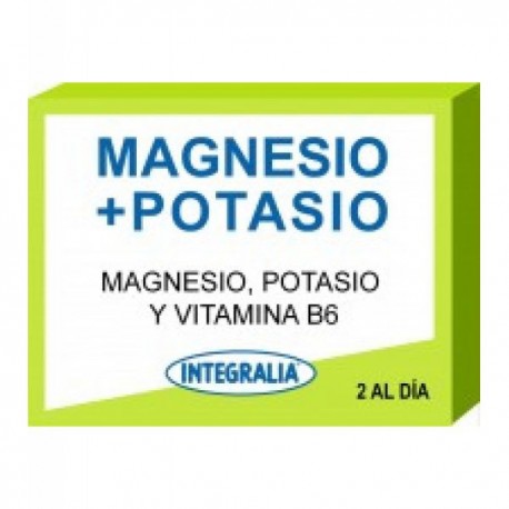 MAGNESIO + POTASIO - MAGNESIO POTASIO Y VITAMINA B6 INTEGRALIA 60 cápsulas