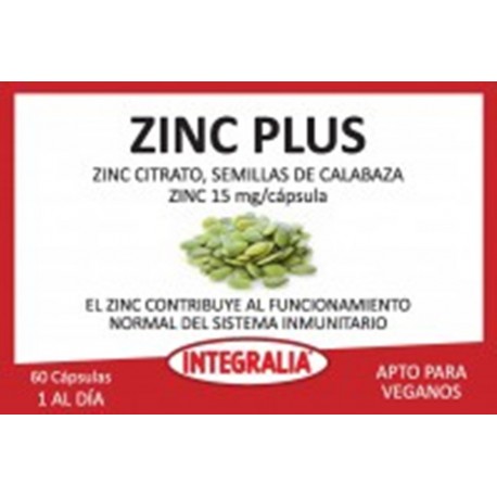 Zinc Plus Integralia 60 cápsulas