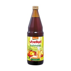 Vinagre de manzana turbio natural Voelkel 750 ml.