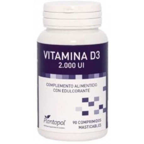 Vitamina D3 2000 UI Plantapol 90 comprimidos