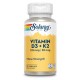 Vitamin D3 + K2 Solaray 60 cápsulas