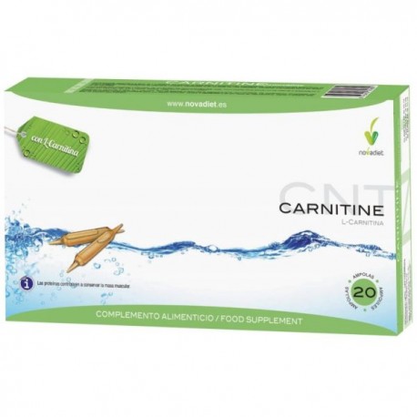 CARNITINE L-CARNITINA NOVA DIET 20 ampolles bebibles