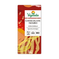 Chocolate Negro Con Canela Bio Vegetalia 100 g