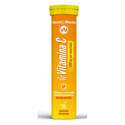 Vitamina C + Zinc Ynsadiet 20 comprimidos efervescentes