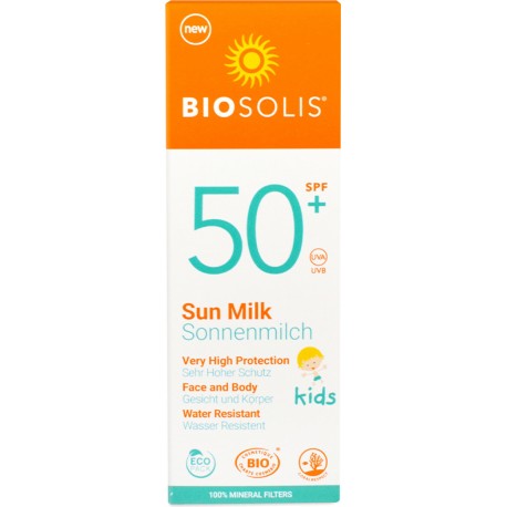 Leche Solar 50+ Niños Biosolis 100 ml
